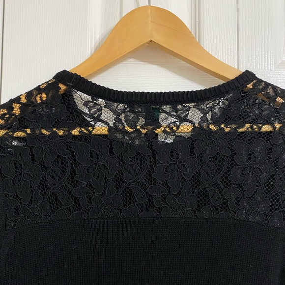 NWT Ralph Lauren sweater with lace accent - Picture 6 of 6